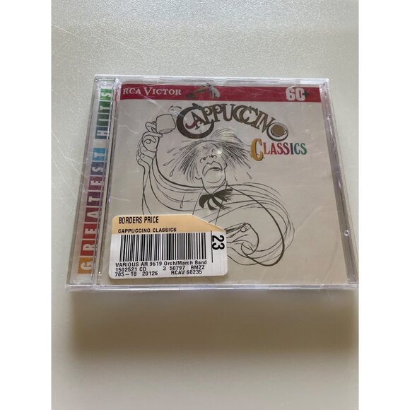 Cappuccino Classics CD RCA Victor Great Classical Hits 60 Minutes Various Artist - Picture 1 of 5